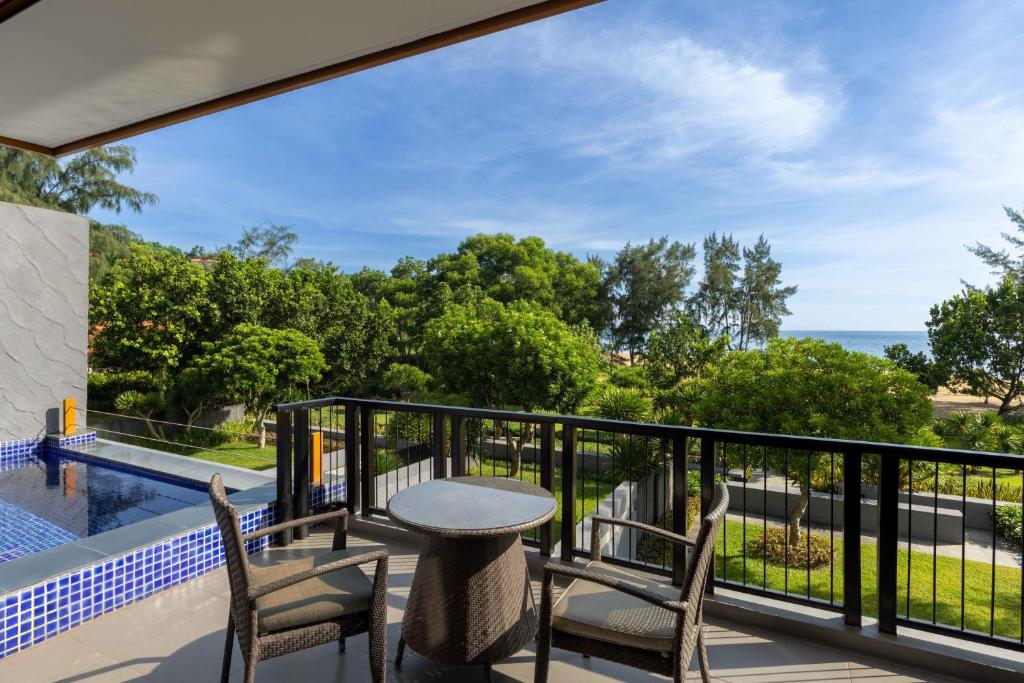 Suite Junior 2 Giường Đơn Có Hồ Bơi Riêng Nhìn Ra Biển