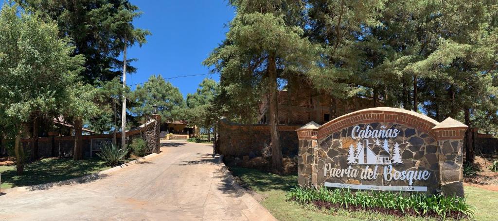 Zahrada ubytování Cabaña No.1 Puerta del Bosque Mazamitla.