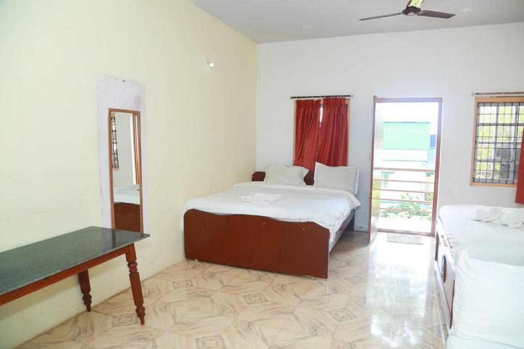 Letto o letti in una camera di Rainforest villa