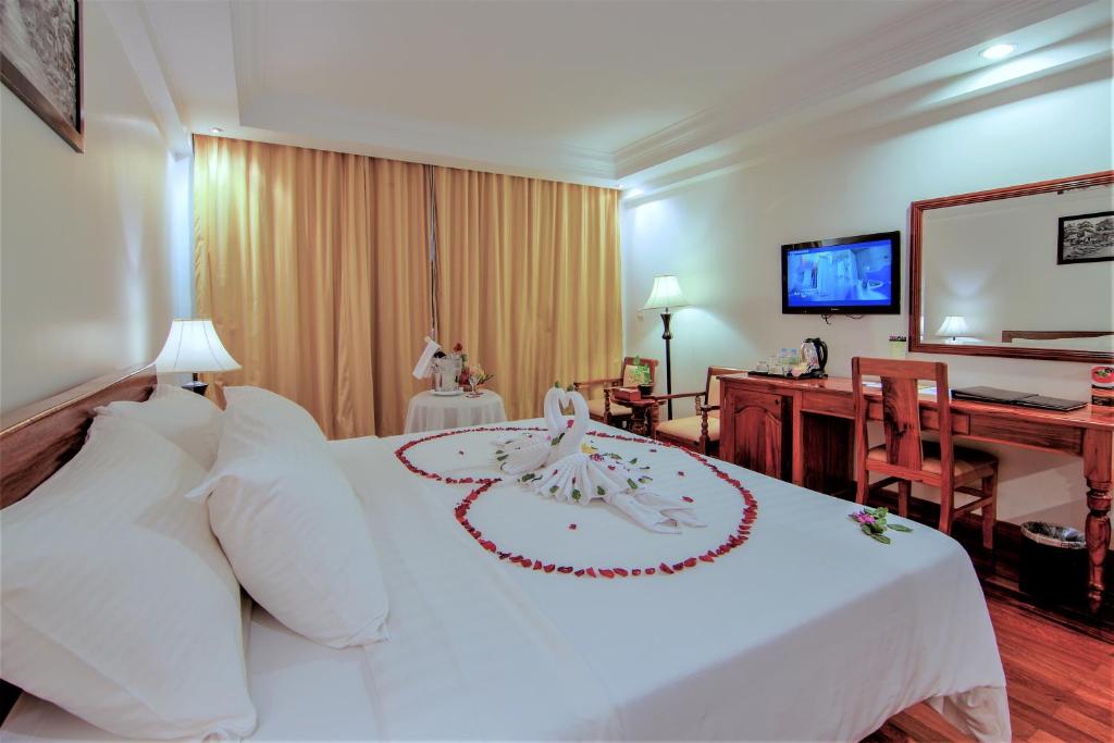 TV a/nebo společenská místnost v ubytování Hotel Somadevi Angkor Resort & Spa