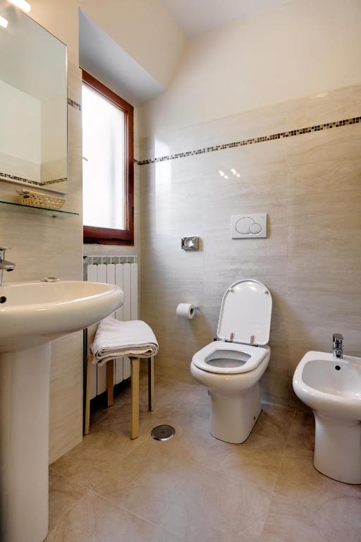 Koupelna v ubytování Hotel Il Cavallo