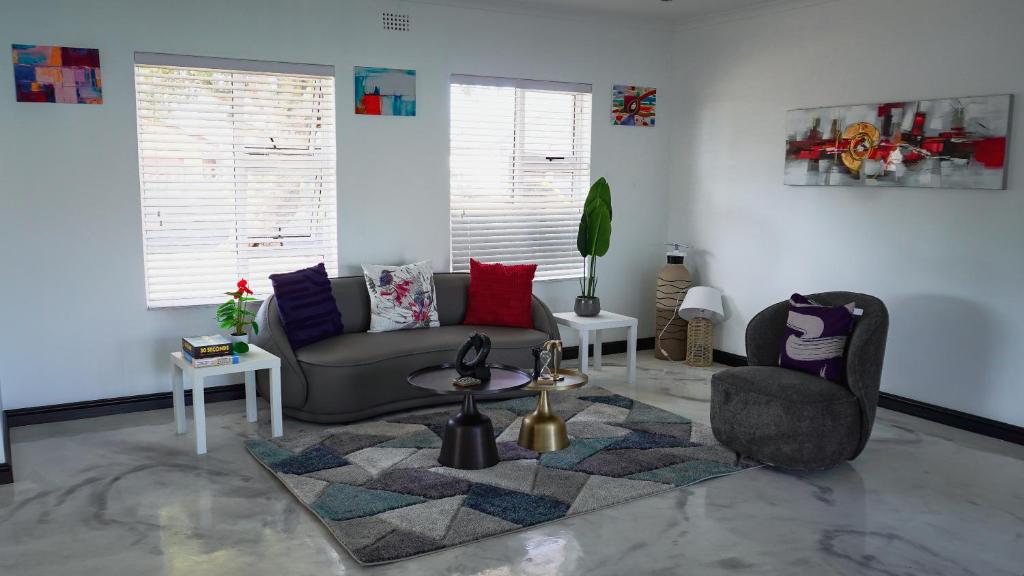 Zona de estar de Frangipani House