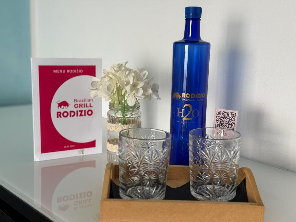 Nápoje v ubytování Rodizio Hill Resort