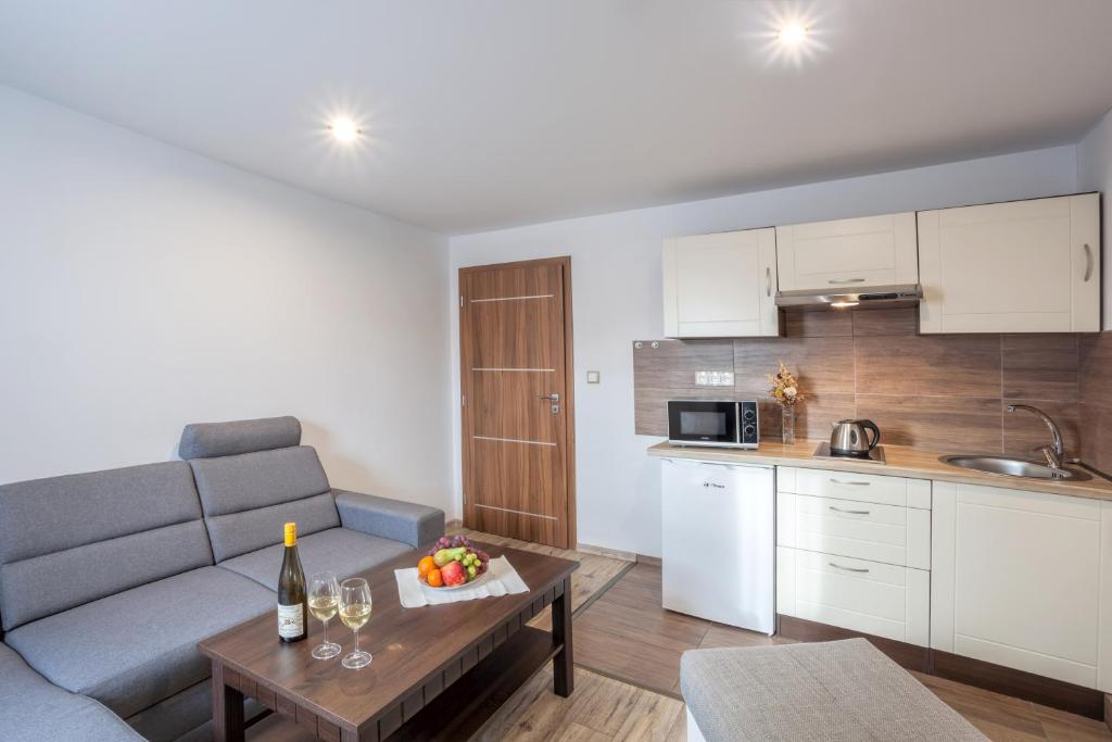 Kuchnia lub aneks kuchenny w obiekcie Hotel Kolonie