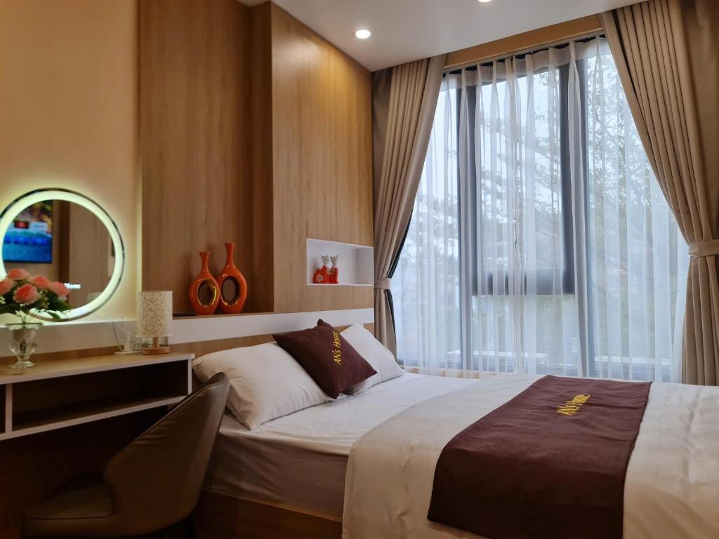 Postel nebo postele na pokoji v ubytování An's Home