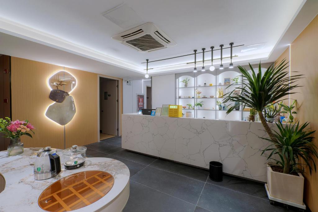 Nápoje v ubytování Andy International Hotel Shenzhen University Nanshan Metro Branch