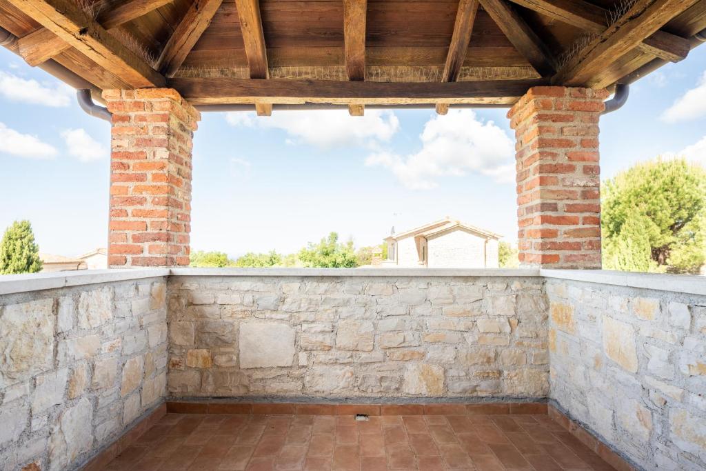 Balkón nebo terasa v ubytování TheBlueView Villas near Porec