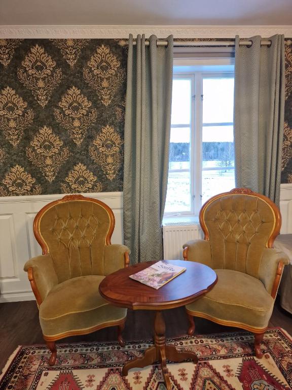 En sittgrupp på Svaneholm Hotel