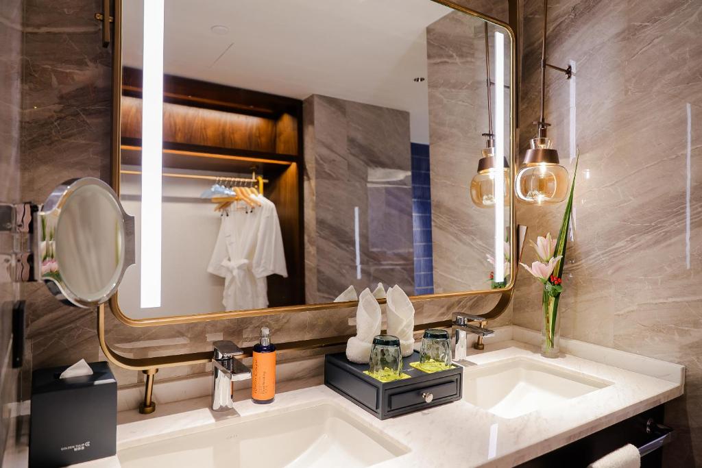 Koupelna v ubytování Shanghai Hongqiao Yankuang Tulip Hotel