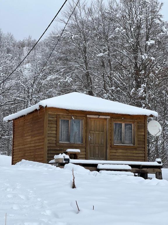 Matesevo guest hauses v zimě