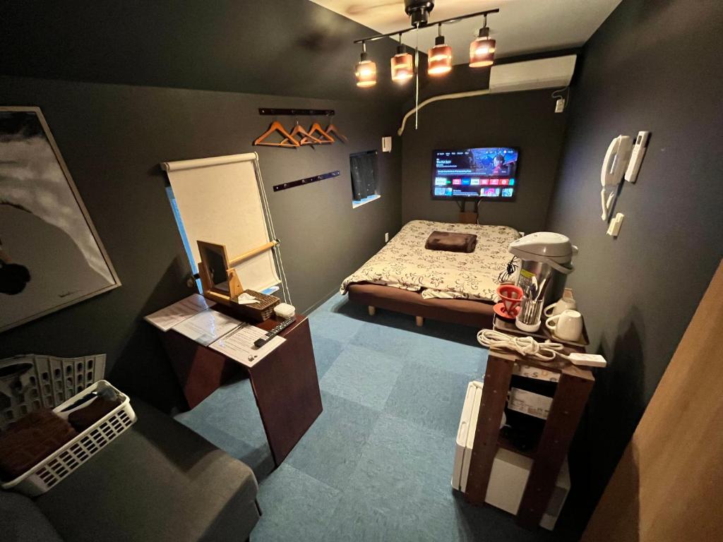 TV a/nebo společenská místnost v ubytování Hotel EL Shinjuku 6