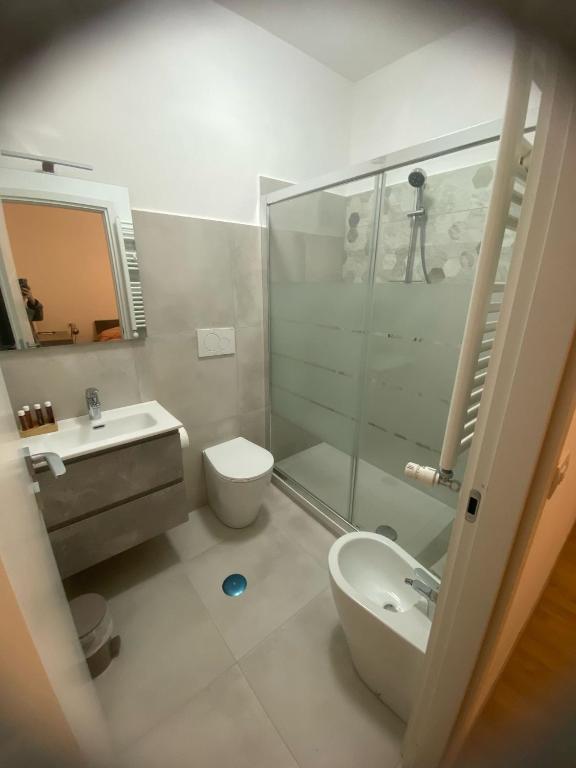 Koupelna v ubytování Le Ninfe Guest House