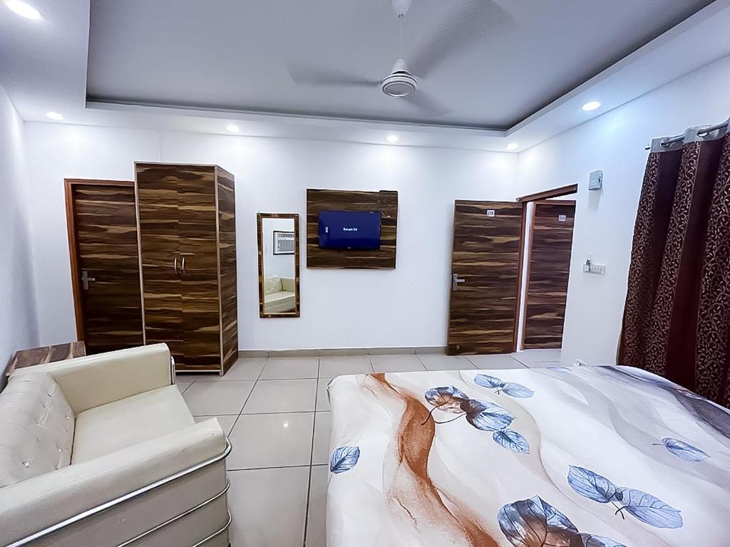 Postel nebo postele na pokoji v ubytování Hotel J Garden - Near Sec 137 Metro