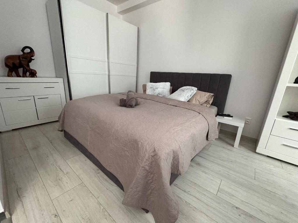 Postel nebo postele na pokoji v ubytování AH Duo