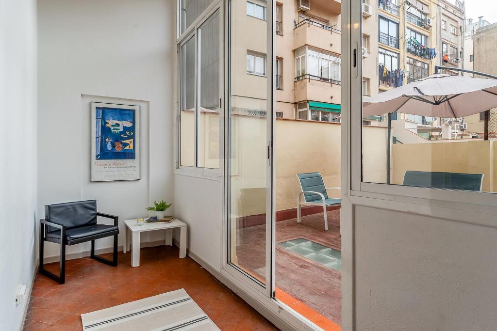 Balkón nebo terasa v ubytování AB Bailen Apartments