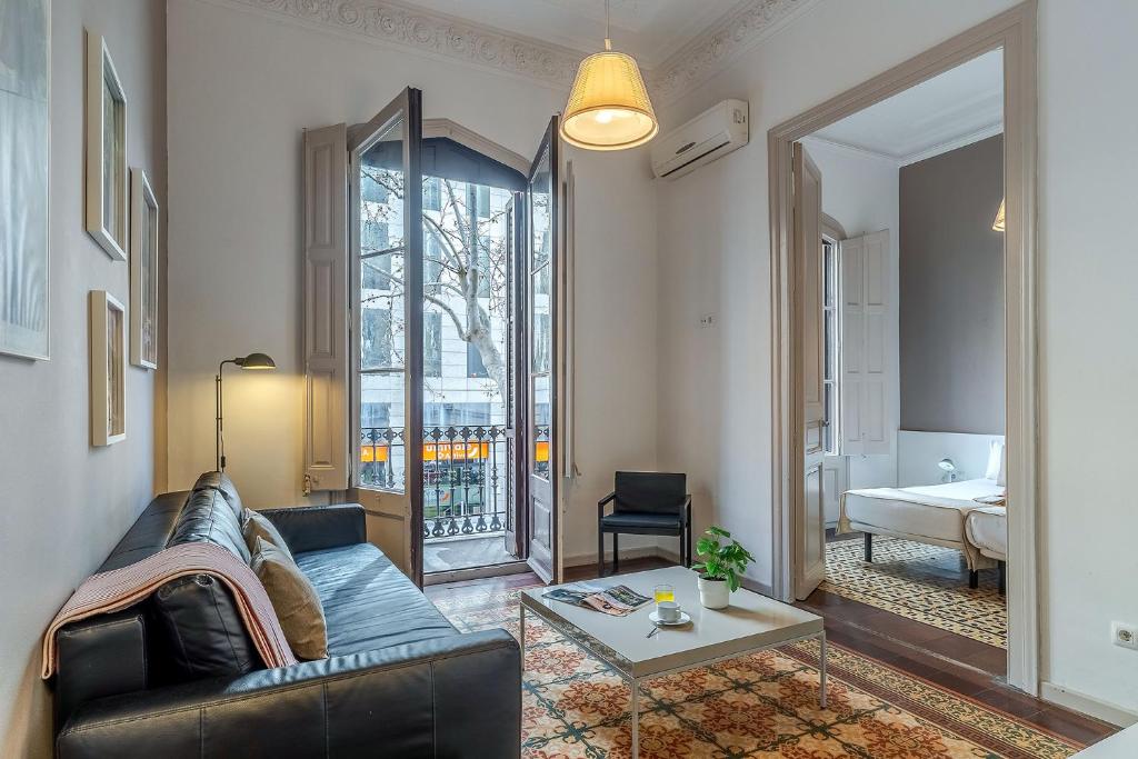 Posezení v ubytování AB Bailen Apartments