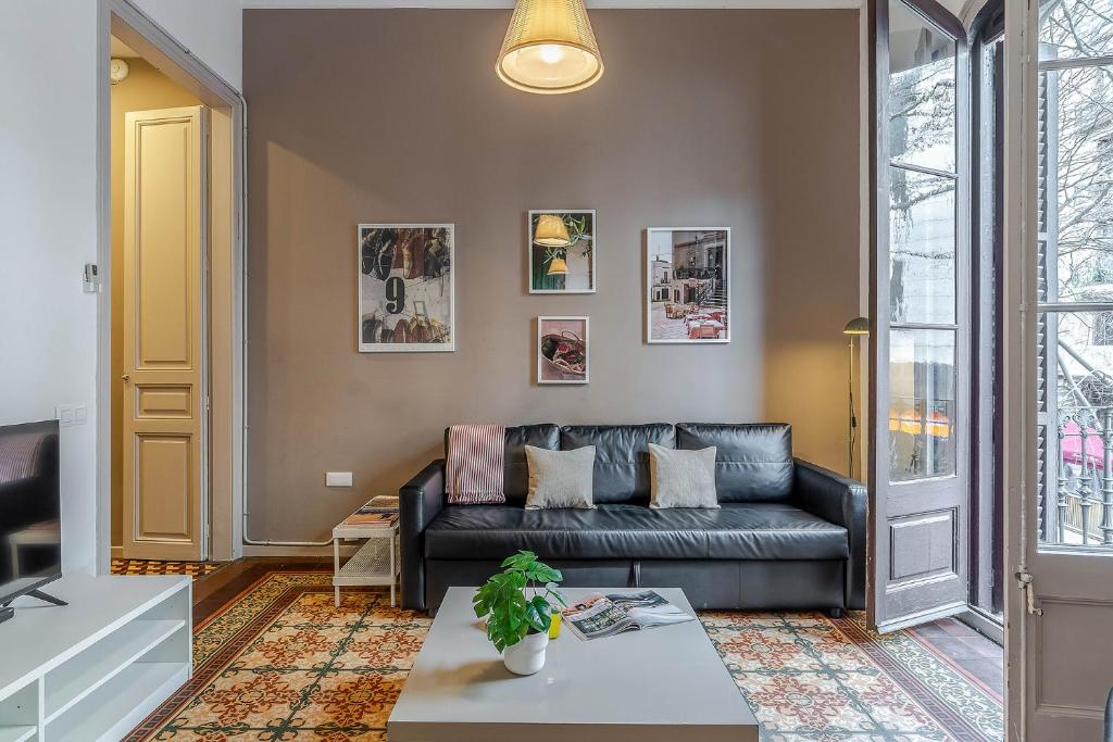 Posezení v ubytování AB Bailen Apartments