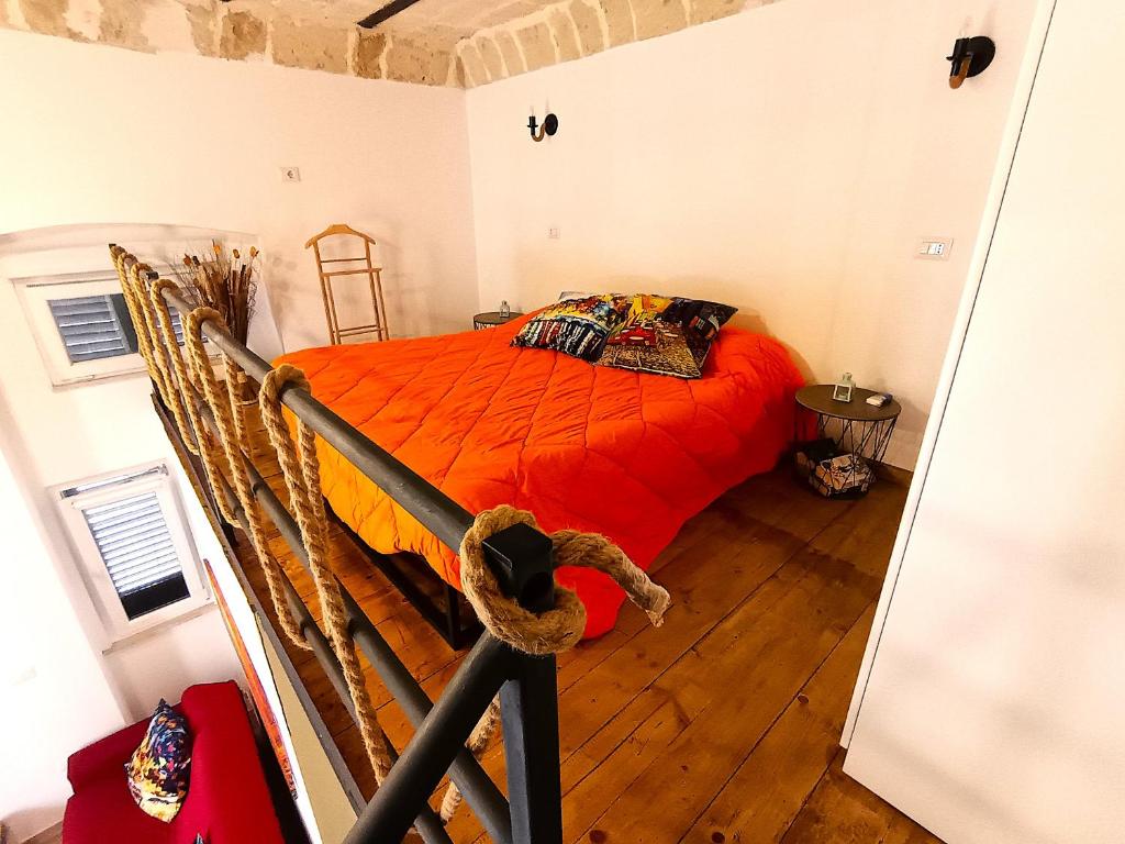 Posteľ alebo postele v izbe v ubytovaní Il Cervo Apartment, Historic City Centre