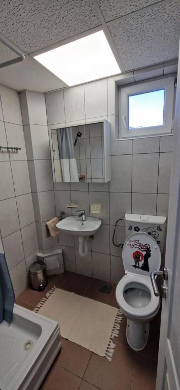 Koupelna v ubytování Plavi Dom