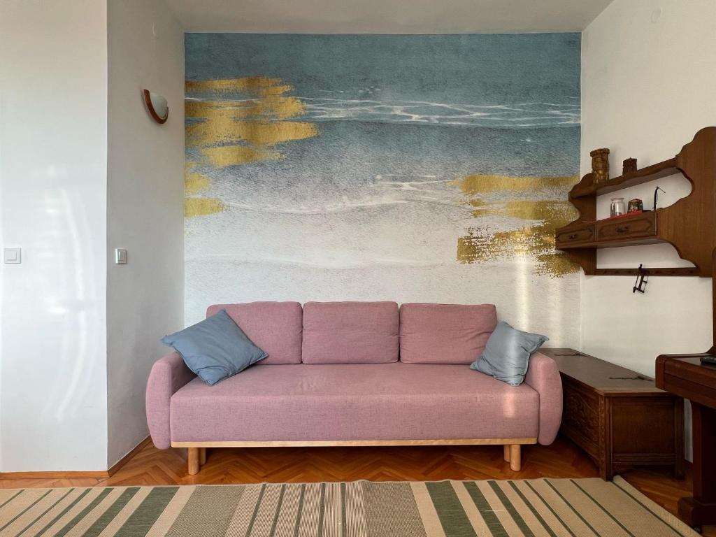Posezení v ubytování Piano Apartment