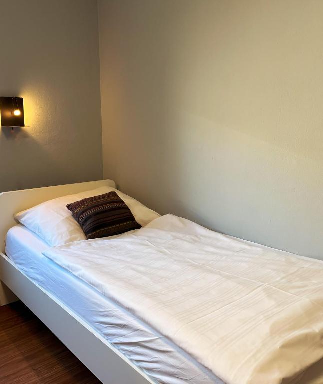 Postel nebo postele na pokoji v ubytování 1, 2, sleep Hostel Nürnberg Messe