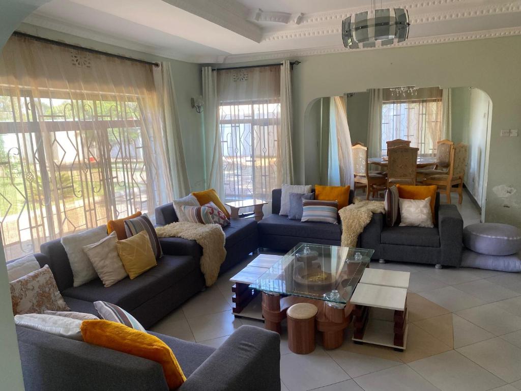 Posezení v ubytování Anna's home stay