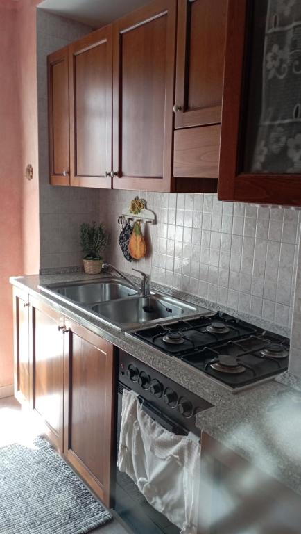 Kuchyň nebo kuchyňský kout v ubytování Casa Alice