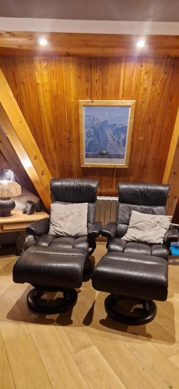 Posezení v ubytování le chalet pointu de capucine