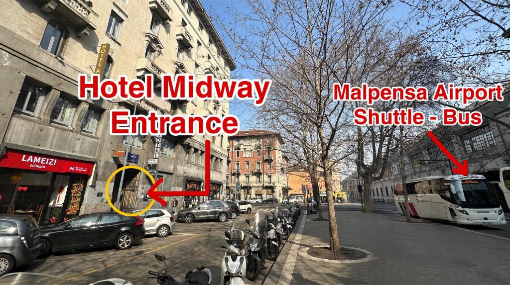 Fotografie z fotogalerie ubytování Hotel Midway v Miláně