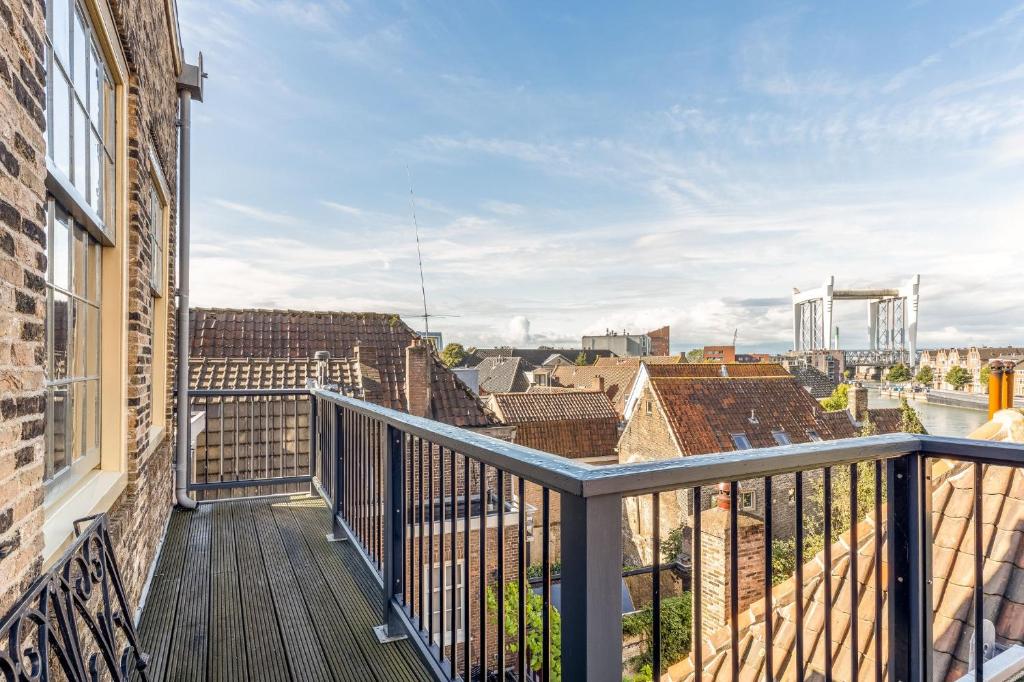 Balkón nebo terasa v ubytování B&B In de Prinsenstraat