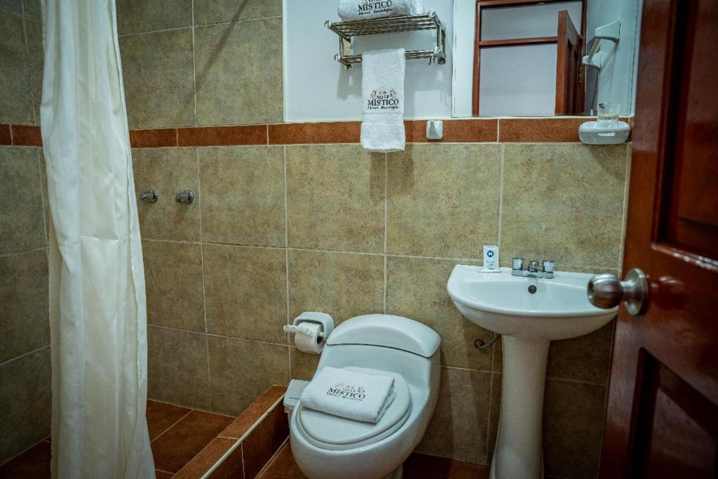 Koupelna v ubytování Valle Mistico Hotel Boutique