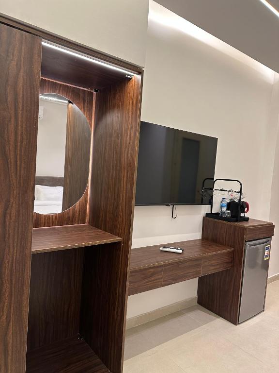 Kuchyň nebo kuchyňský kout v ubytování Imperial Hotel