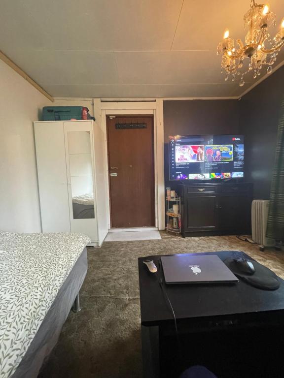 TV a/nebo společenská místnost v ubytování MOJITO`s ROOM