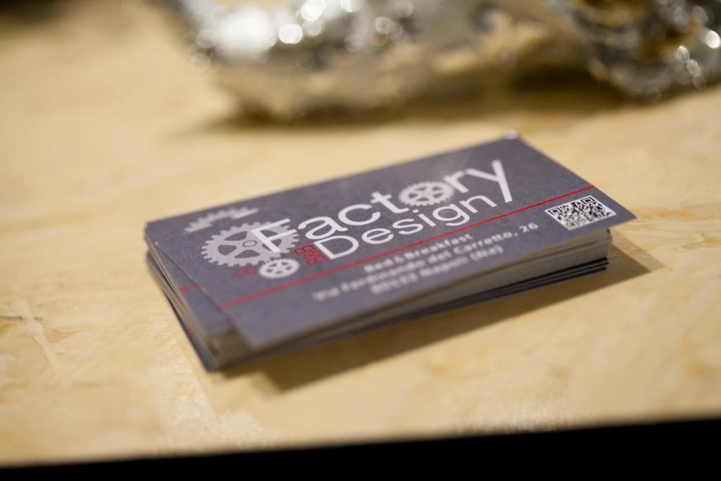Certifikát, ocenenie alebo iný dokument vystavený v ubytovaní Factory Design