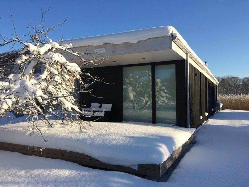 Härmati Holiday House v zimě