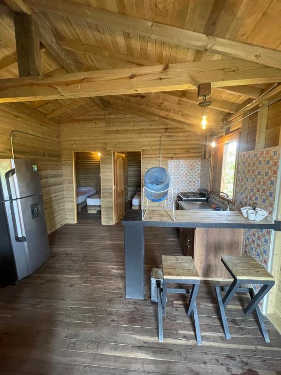 Kuchyň nebo kuchyňský kout v ubytování Finca Hotel el Valhalla