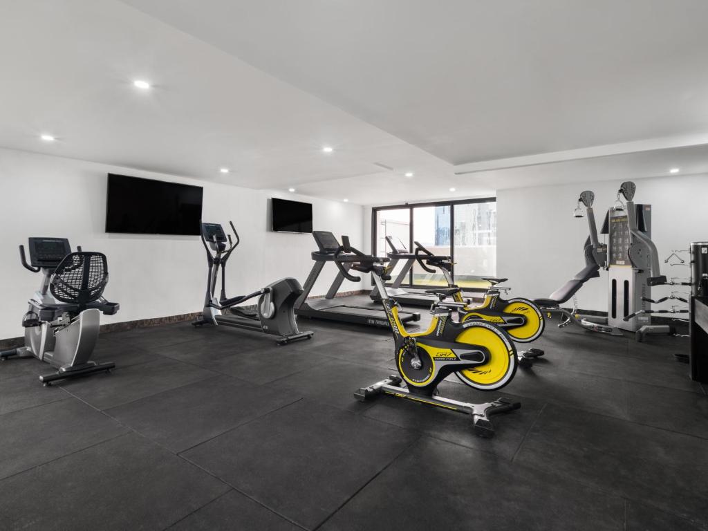 Fitness centrum a/nebo fitness zařízení v ubytování Wyndham Garden Guatemala City