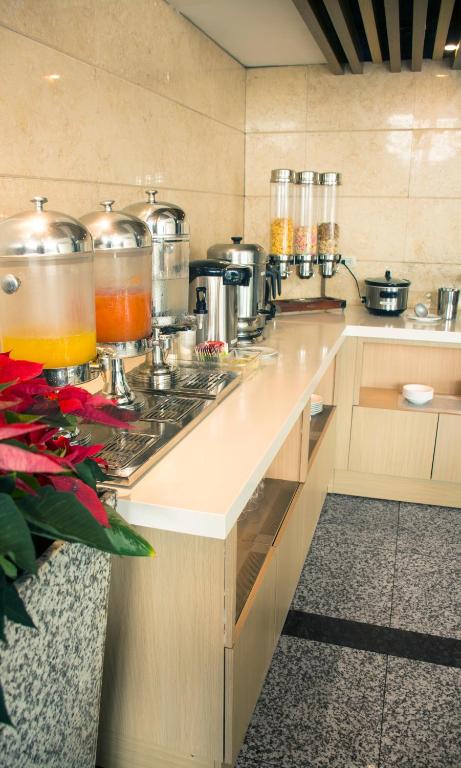 Köök või kööginurk majutusasutuses Hotel Las Cascadas