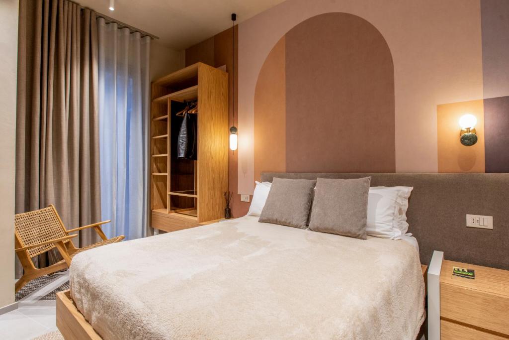 Postel nebo postele na pokoji v ubytování Locanda Expanificio