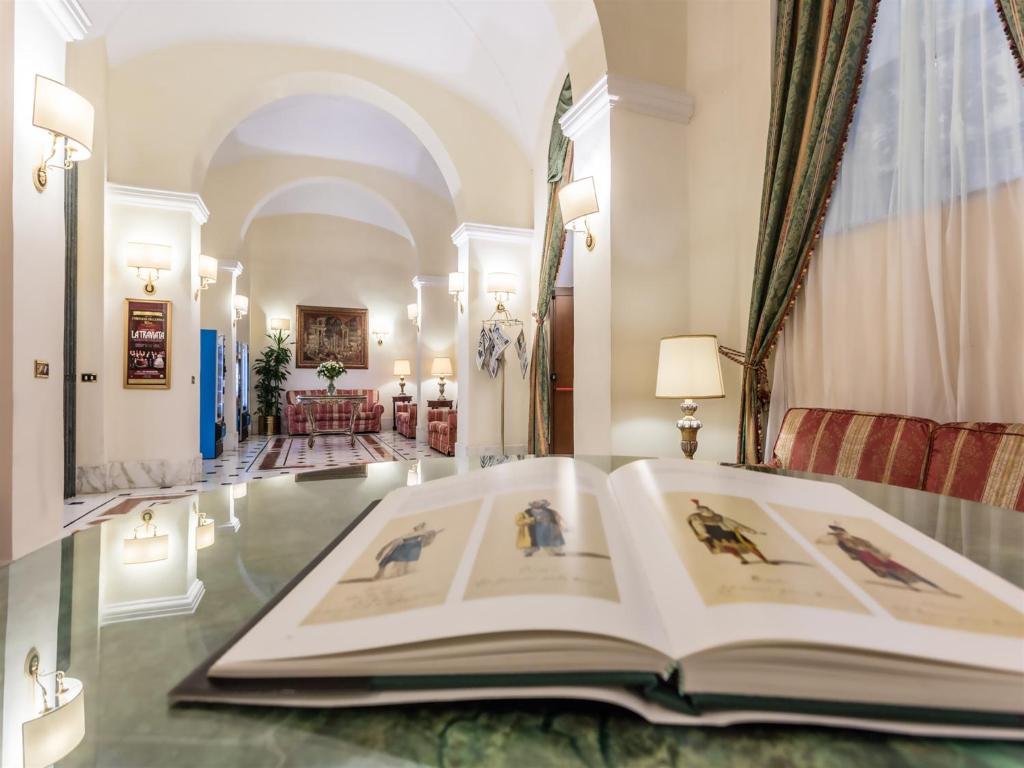 Posezení v ubytování Raeli Hotel Archimede