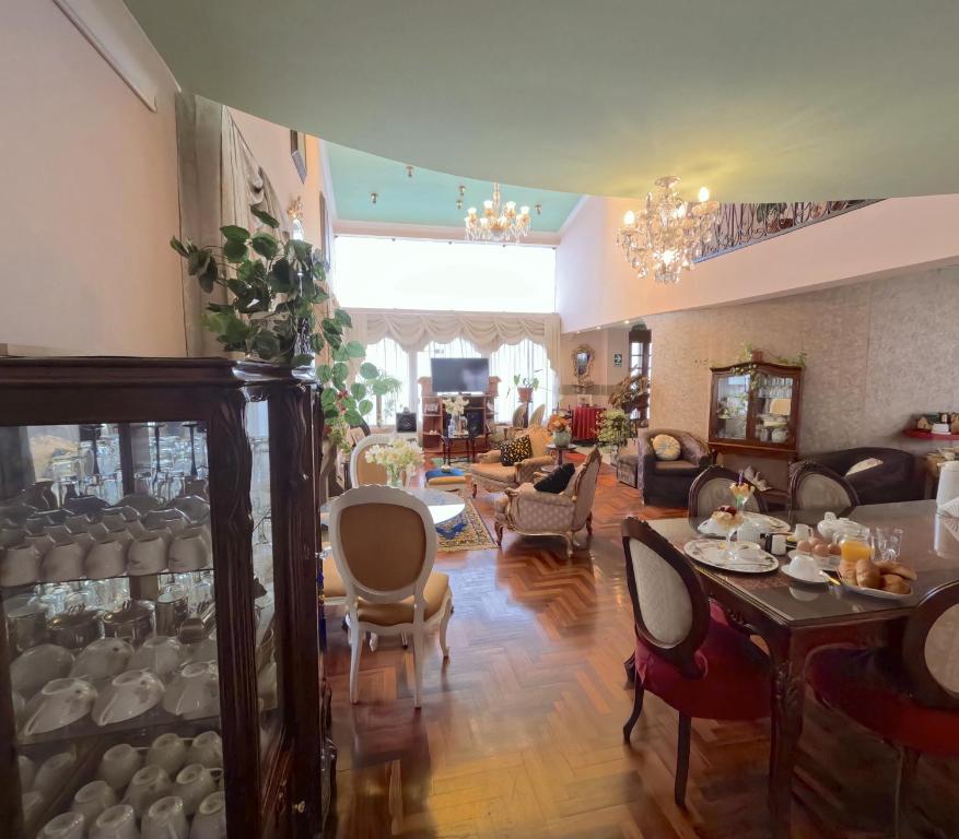 Posezení v ubytování Residencial Belle Maison