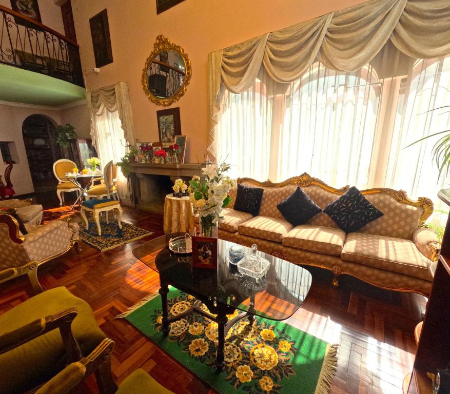 Posezení v ubytování Residencial Belle Maison