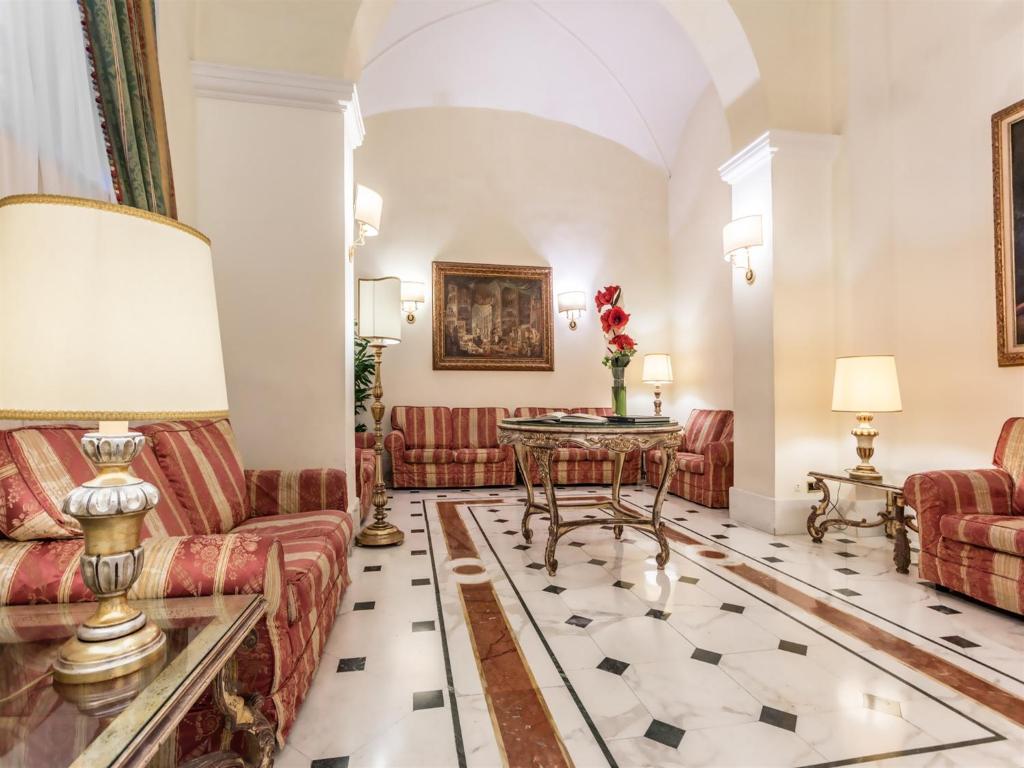 Posezení v ubytování Raeli Hotel Archimede