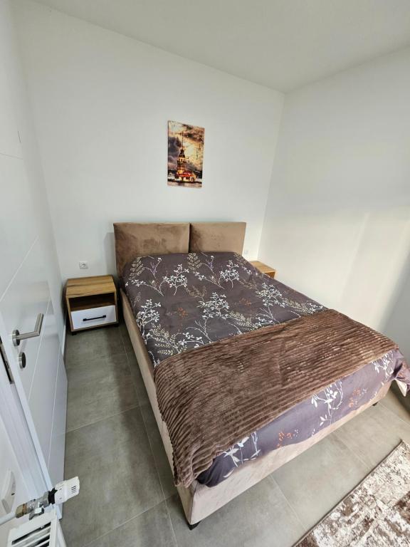 Postel nebo postele na pokoji v ubytování Drina Lux