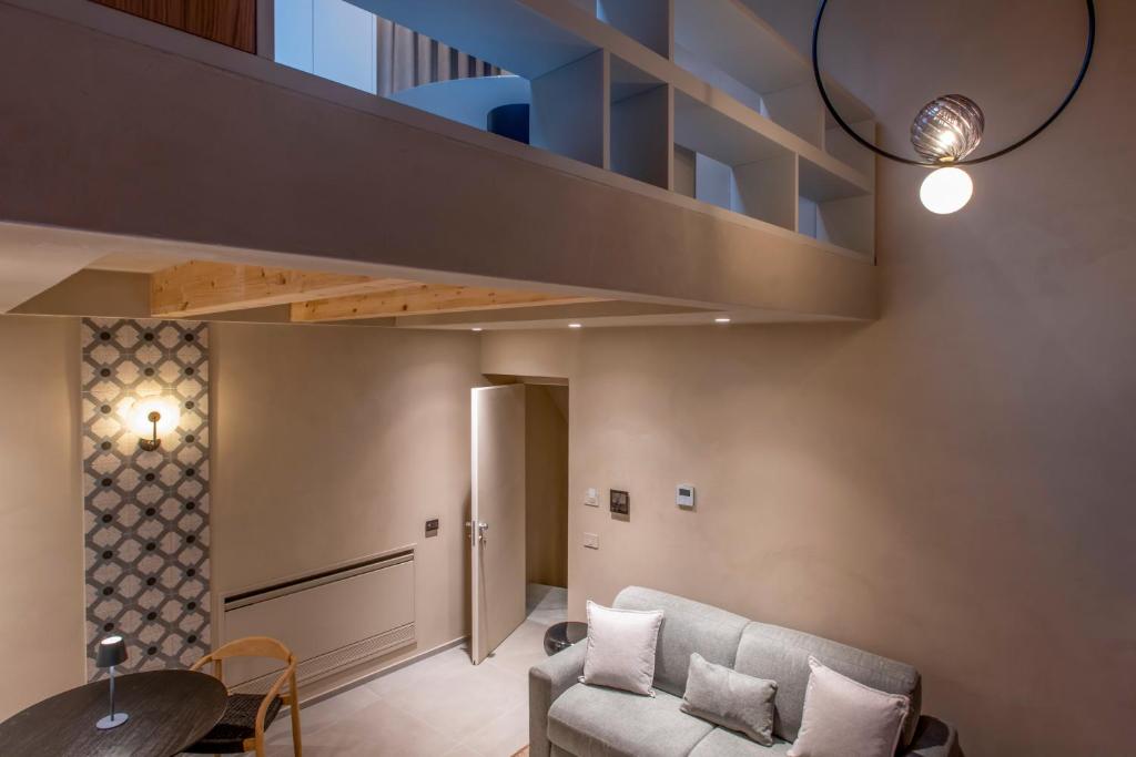 Posezení v ubytování Locanda Expanificio