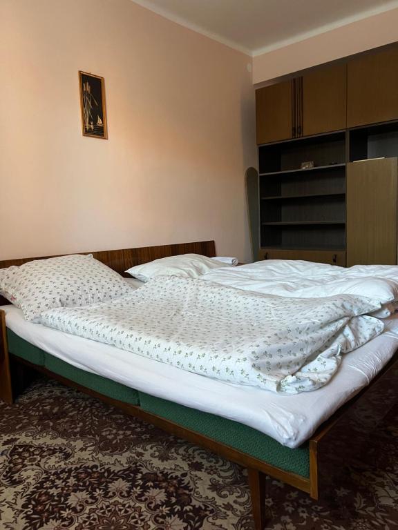 Postel nebo postele na pokoji v ubytování Apartmán Linden