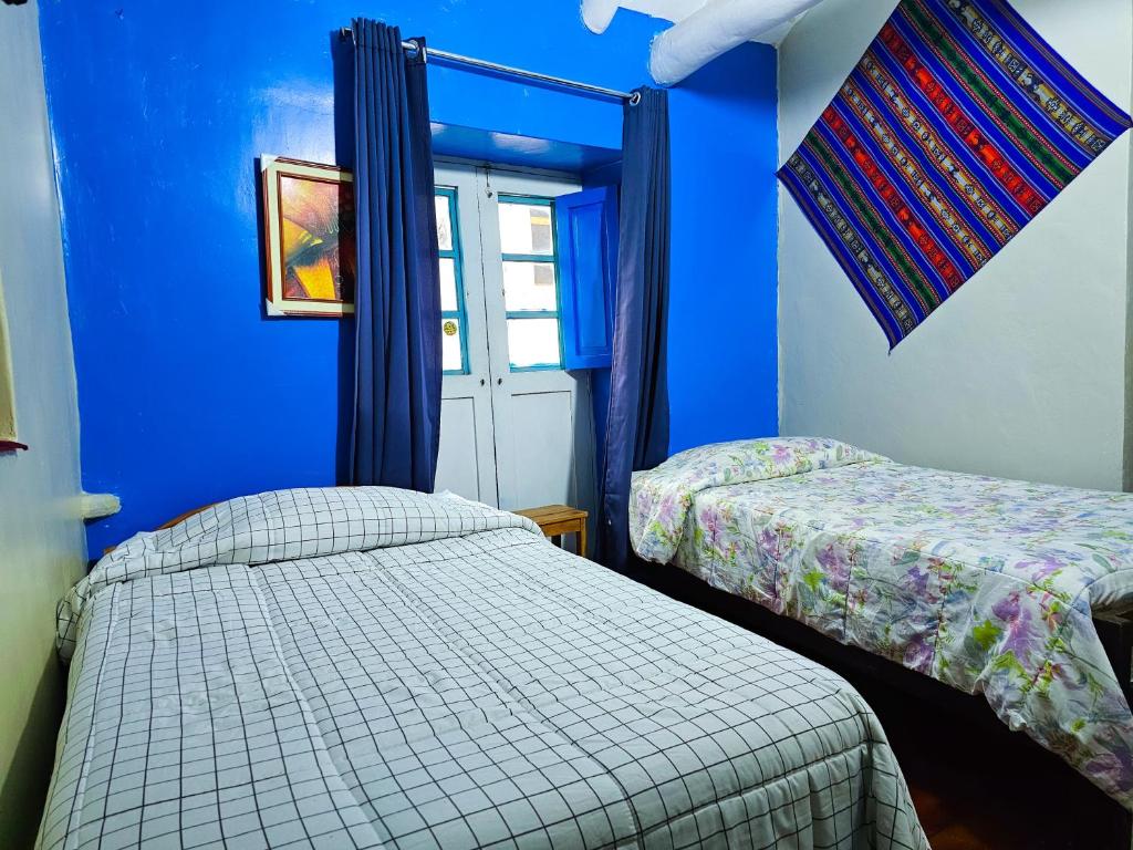 Cama o camas de una habitación en Hospedaje Euro's De San Blas