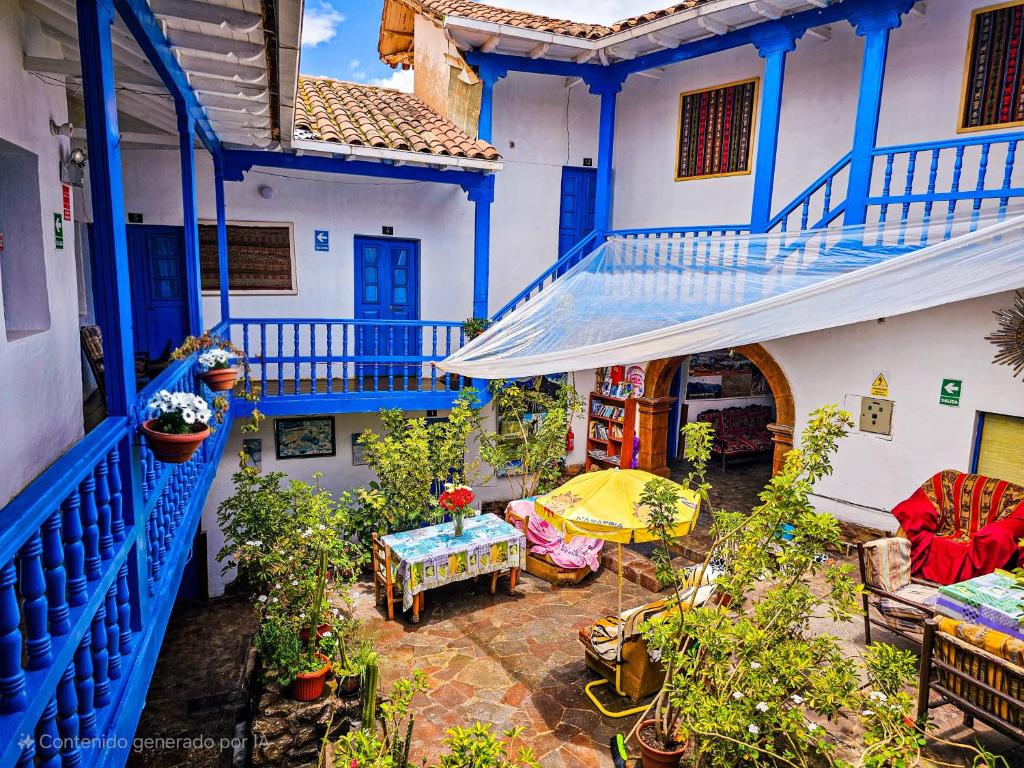 Jardín al aire libre en Hospedaje Euro's De San Blas