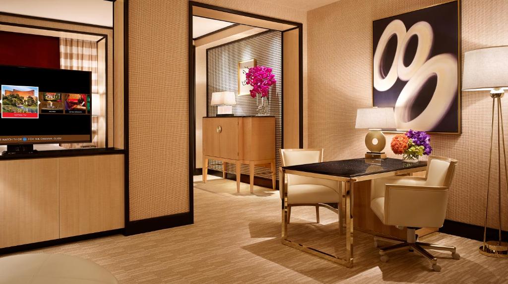 TV a/nebo společenská místnost v ubytování Wynn Las Vegas