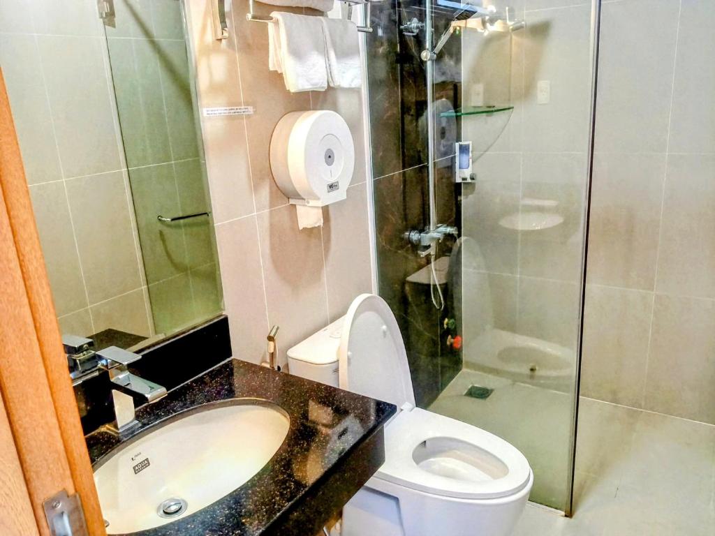 Koupelna v ubytování Mia Hotel Vũng Tàu